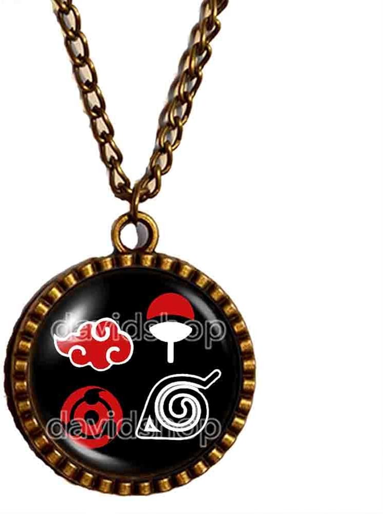 amazon com handmade fashion jewelry cosplay naruto necklace pendant chain kakashi akatsuki ring anime uchiha konoha sharingan gift birthday jewelry handmade fashion jewelry cosplay naruto necklace pendant chain kakashi akatsuki ring anime uchiha konoha sharingan gift birthday