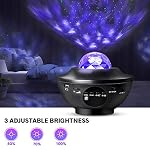 51m1u7 wWUL. SS150 Night-Light-Projector-with-Remote-Control-Eicaus-2-in-1-Star-Projector-with-LED-Nebula-CloudMoving-Ocean-Wave-Projector-for-Kid-Baby-Built-in-Music-Speaker-Voice-Control-Multifunctional-Black