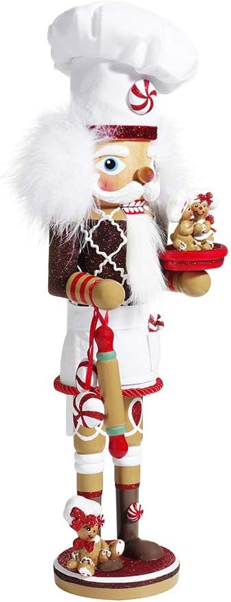 Nutcrackers - Kurt Adler 15.5-Inch Hollywood™ Gingerbread Chef Nutcracker