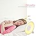 Wake Up Light, SunbaYouth Sunrise Alarm Clock Radio with 7 Color Night Light, 6 Nature Sounds, and FM Radio for Bedside Lamp