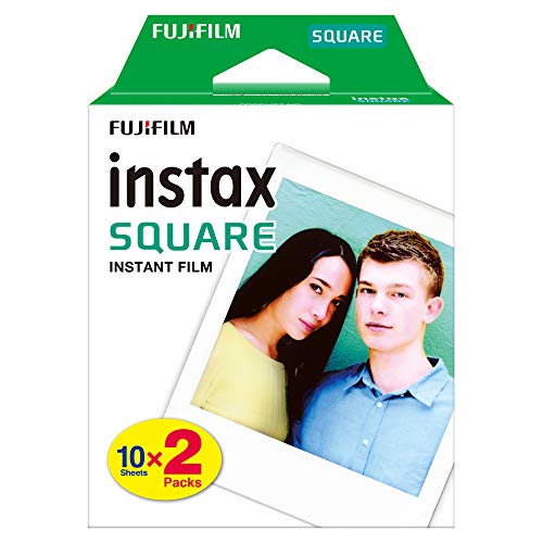 Fujifilm Instax Square SQ10 Appareil photo instantané Noir/Blanc & Film INSTAX Square WW (10X2 PK) Kit de 2 Films 10 Vues Blanc - Image 6