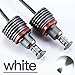 SINOVCLE 2PCS (1 Set) H8 Angel Eyes 2 * 40W 80W H8 Angel Eyes LED Marker XENON White 7000K for E90 E92 X5 E71 X6 E82 M3 E60 E70