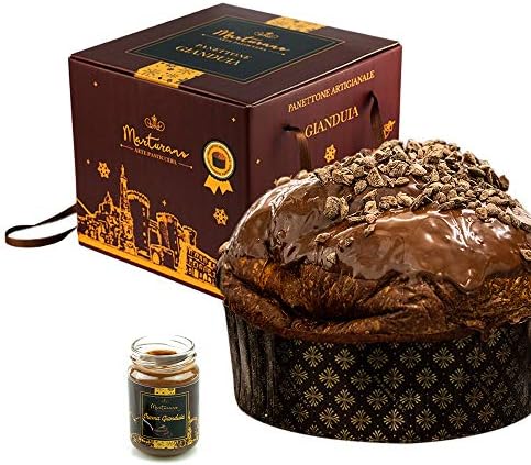 Panettone artigianale gianduia con gocce di cioccolato 1.2 chilogrammi marturano B08JCRVWSF