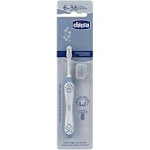 Chicco Indigo Blue Toothbrush from 6 to 36 Months