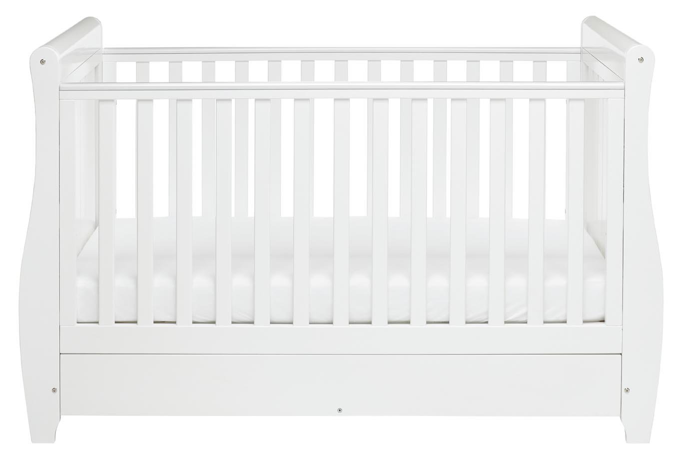 babymore stella sleigh cot bed