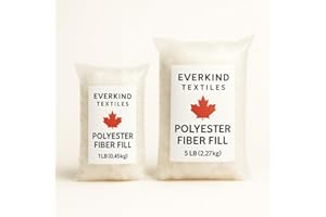 Polyester Fiber Fill Stuffing for Pillows, Crafts & Plush Toys – Soft, Fluffy, Non-Clumping Polyfill – Reusable, Hypoallergen