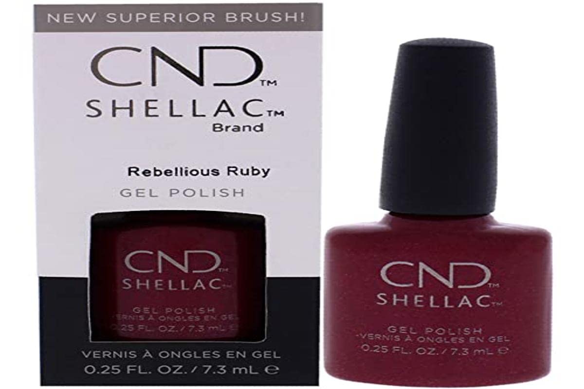 CND Shellac - Crystal Alchemy - Rebellious Ruby 7.3ml0.05