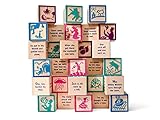 Uncle Goose Nursery Rhyme Blocks - Made in USA