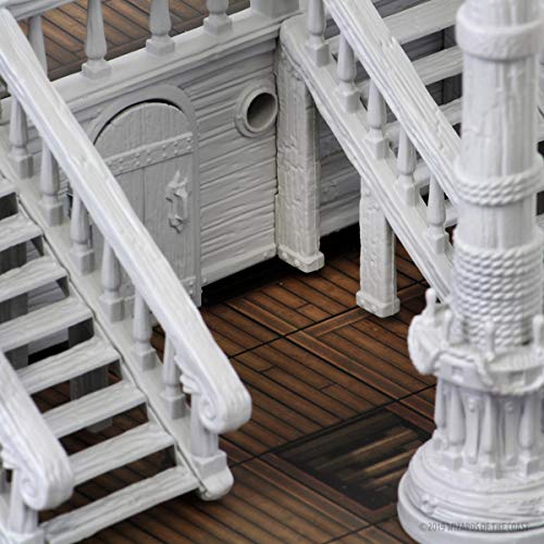 WizKids WZK73925 Dungeons & Dragons D&D Nolzur's Marvelous Miniatur: Das Falling Star Segelschiff (unlackiert) – Bild 7