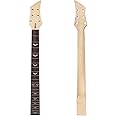Electric Guitar Neck For ST Guitars Replacement Bolt-on C Shape Canada Maplewood (24 Fret Bat Rosewood)