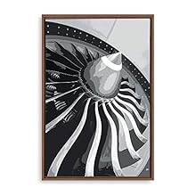 signwin Framed Canvas Wall Art Aviation Machinery Canvas Prints Home Artwork Decoration for Living Room,Bedroom - 24x36 inches