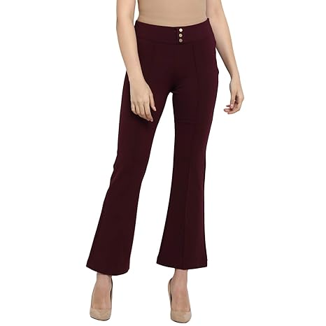 Buy Mode By Red Tape Women's Relaxed Fit Jeans Wine_MAJ0008-30 at Amazon.in