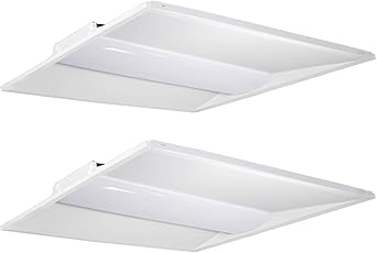 Hykolity Architectural Led Troffer 2x2 Ft 36w 4500lm 5000k 0 10v