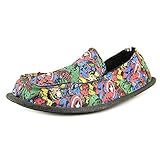 Marvel Mens Distressed Moccasin Slippers (Teen/Adult)