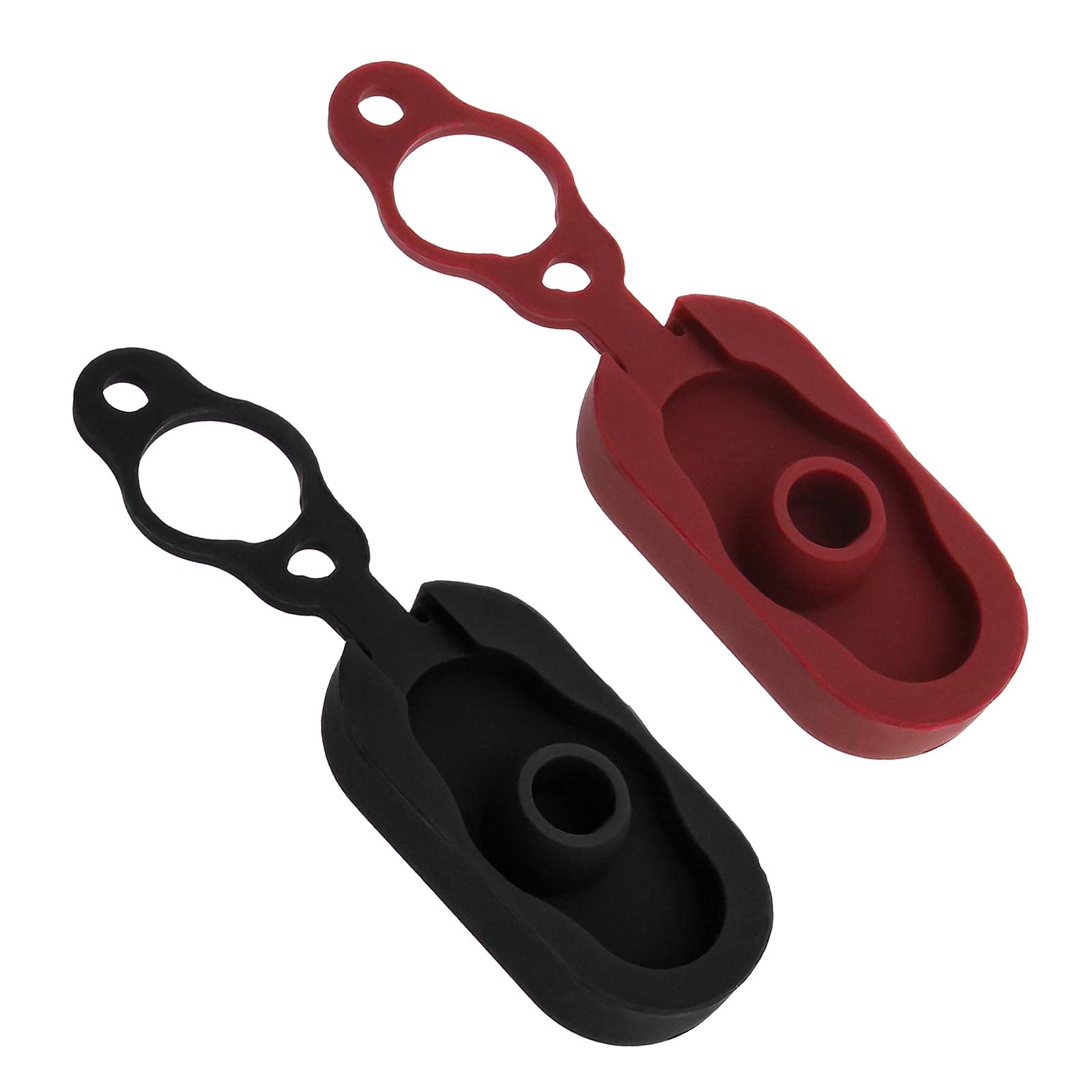 The Lord of the Tools 2pcs Silicone Charge Port Cover Protector Waterproof Anti Dust Plug Charging Interface Port Protector Compatible with M365 Electric Scooter