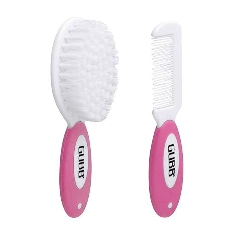 baby pink hair brush
