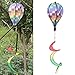 Mimgo Store Grid Windsock Colorful Hot Air Balloon Wind Spinner Garden Yard Outdoor Decor