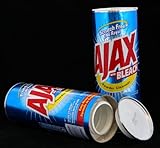 Ajax Powder Cleaner Safe Can Diversion Container+Free Pack of 1 1/4 Rasta Wrap