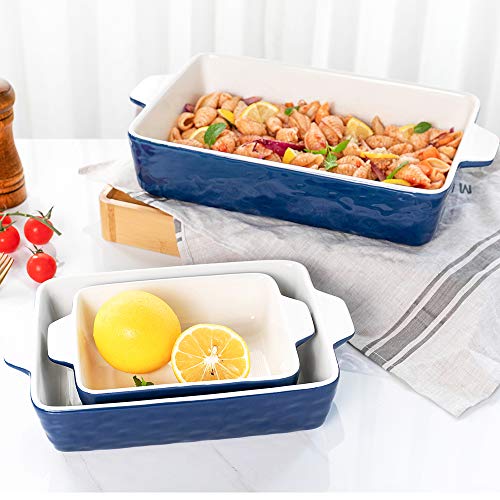 Bakeware Set, Krokori Rectangular Baking Pan Ceramic Glaze Baking Dish