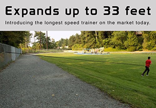 MOVEMINT Speed Resistance Bungee Cord Band Trainer - 33ft Length (Longest in Market)