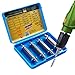 Screw Extractor Set - For Removing Stripped Screws And bolts Made From HSS 4341#, Set of 4 Stripped Screw Removers