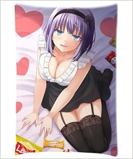 Anime Throw Pillow Cover Dagashi Kashi Characters Sexy Girl