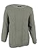 Karen Scott Womens Plus Metallic Cable Knit Pullover Sweater