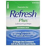 Refresh Plus Size 30 Ct Allergan Refresh Plus Eye Drops For Mild To Moderate Dry Eyes