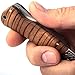 Grand Way Folding Knife - Decorative Pocket Knife for EDC and Outdoor - Classic Blade and Wooden Inlays on Handle FB 0017