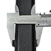 Mansy Men's Ratchet Fashion Belt Automatic Buckle Leather 35mm Wide Casual Belt (Black-2)