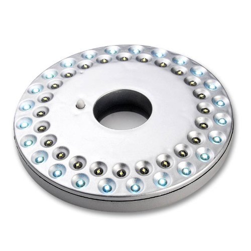 Outdoor Sport Beach Umbrella Camping Hiking Fishing Tent UFO Night Light Lamp 2 Mode 48 LED Lantern
