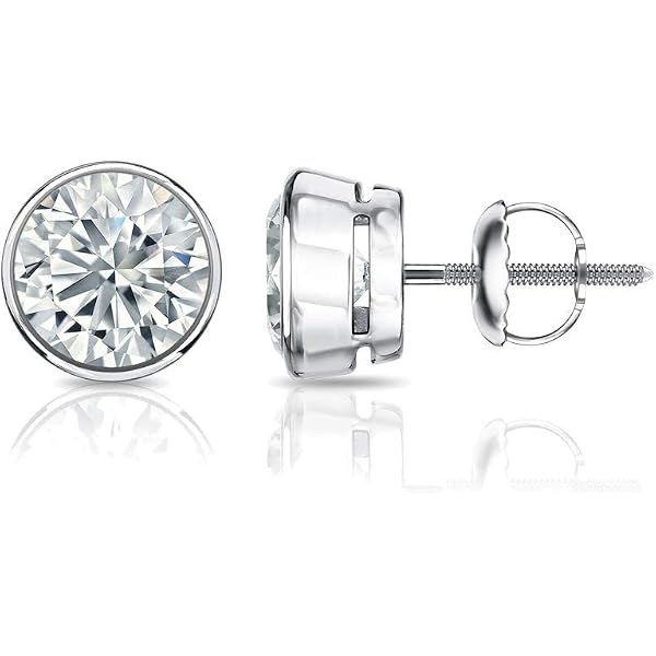 GUESS Orecchini A Bottone G Coin In Argento E Acciaio - Donne, Modello JUBE01028JWRH