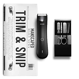 MANSCAPED Trim and Snip 3.0, Men’s Grooming Kit, Includes The Lawn Mower 3.0 Ergonomically Designed Powerful Waterproof…