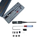 US Ship for CVLIFE .22 to .50 Caliber Rifle Gauge Boresight Red Dot Laser Boresighter Bore Sighter(Black)