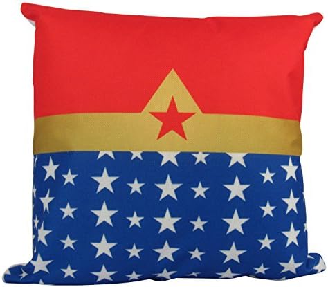 Claude6yhAly Wonder Woman Pillow Cover Wonder Woman Art Home Decor Throw Pillow Wonder Woman Watercolor Gift for Her Woman Gift 18 x 18