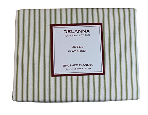 Flannel FLAT Sheet by DELANNA 100% Cotton Flannel 1 Flat ...