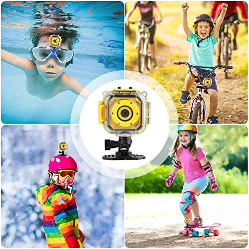image for Oiiwak Kids Camera Gifts for 3-10 Year Old Girls, 5.0 MP Waterproof Vi