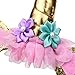 Love Sweety Girls Golden Sliver Unicorn Ears Headband Rose Flower Cosplay Hair Clasp (1# Golden)
