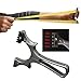 I-Sport Stainless Steel Detachable Slingshot Outdoor Hunting Sling Shot High Velocity Catapult with Flat Rubber Bands