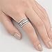 CHOOSE YOUR COLOR Sterling Silver Knot Bar Ring