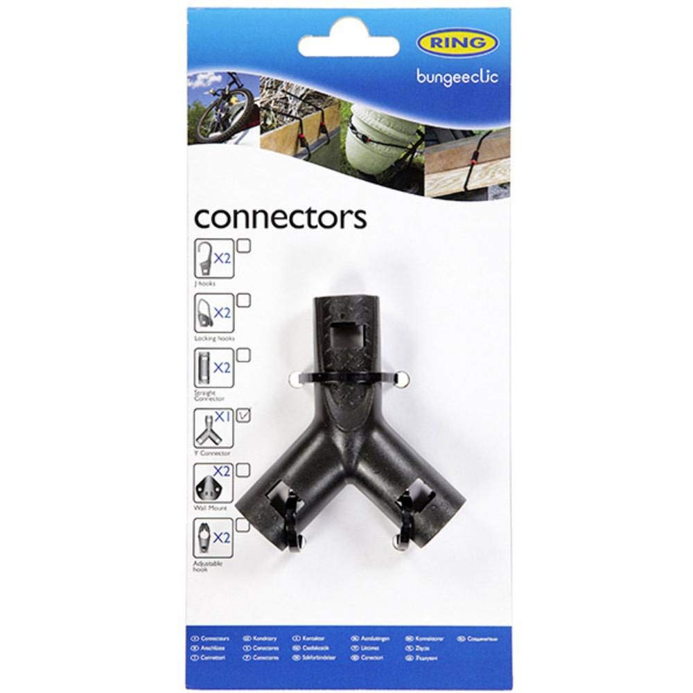 RING RLS5 BungeeClic Y-Connector, Black