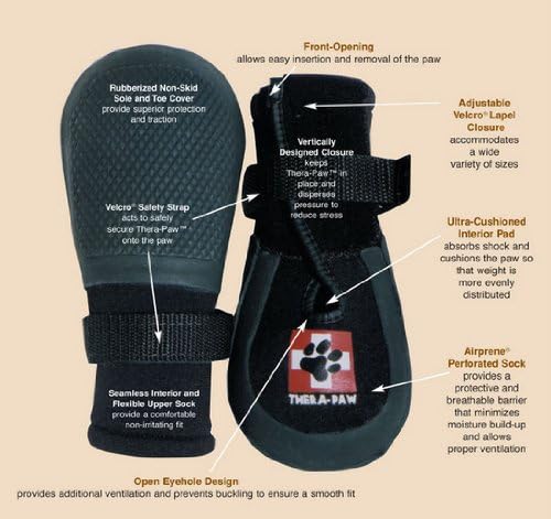 thera paw boots for greyhounds