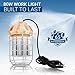 Hyperikon 80W LED Temporary Work Light Fixture, 9600 Lumens, Orange Construction Drop Light, LED High Bay Lighting, UL IP65 Waterproof, 5000K