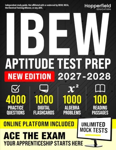 IBEW Aptitude Test Prep 2026-2027 - 5 Full-Length Practice Exams