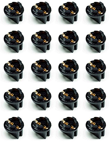 PA X 20 #555 T10 Pinball Machine Light Bulb Socket Twist Lock Wedge Instrument Base