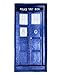 Doctor Who TARDIS Door Cotton Beach or Bath Towel (59