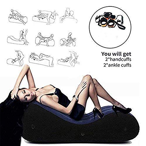 Inflatable Multifunctional Sofa – Portable Magic Cushion Ramp Body Pillow Inflatable Furniture Lounger for Couples Position
