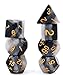 Polyhedral Dice Sets Dungeons and Dragons Gaming Dice for DND RPG MTG Table Games Dice (Grey Gradients)