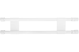 Camco 28 inches Double RV Refrigerator Bar, Holds Food and Drinks in Place During Travel, Prevents Messy Spills, Spring Loade