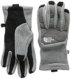 The North Face Women's Denali Etip? Glove High Rise Grey Heather/Pache Grey Small